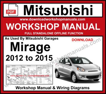 mitsubishi Mirage service repair manual pdf